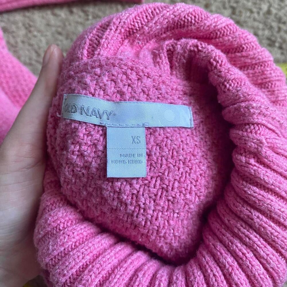 Y2K 2008 Pink Old Navy Turtleneck Sweater - Picture 3 of 6